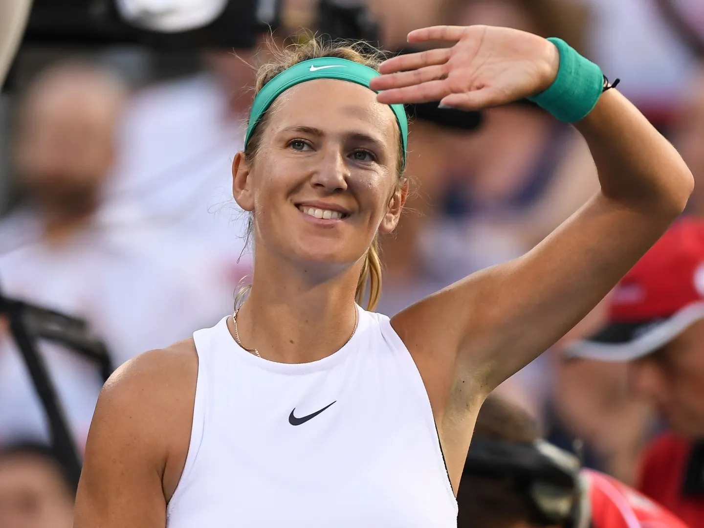 Azarenka y una gran puesta en escena