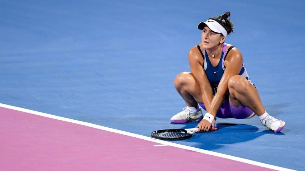 andreescu baja wta doha