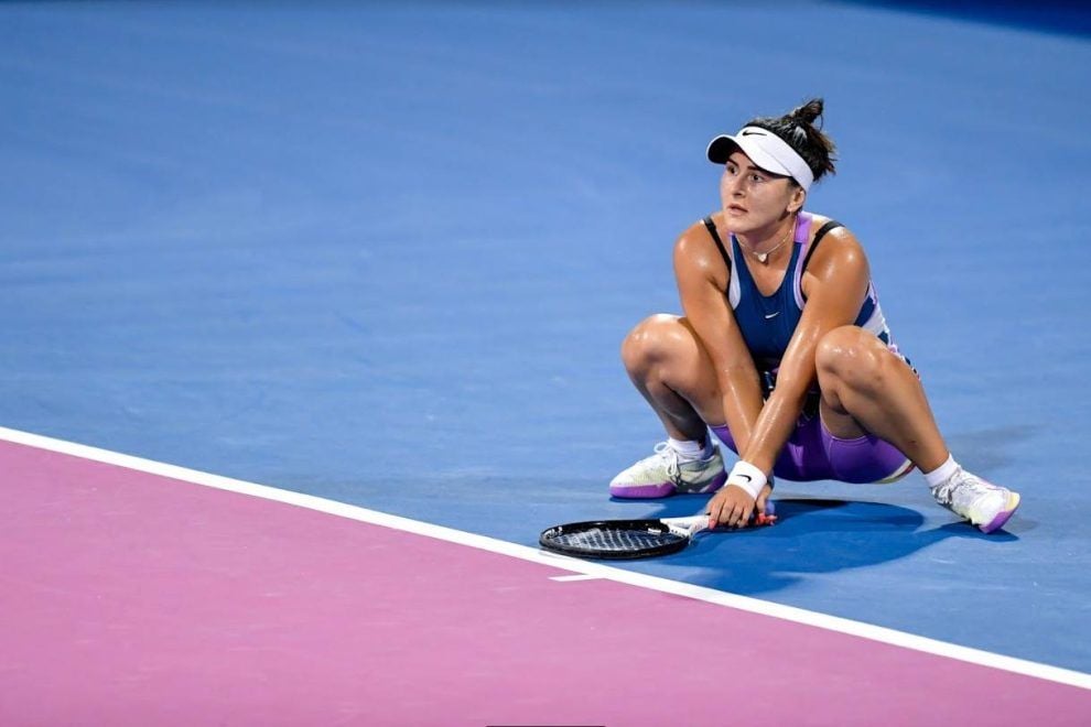 andreescu baja wta doha