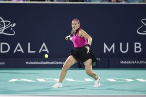 Ostapenko Collins WTA Abu Dhabi