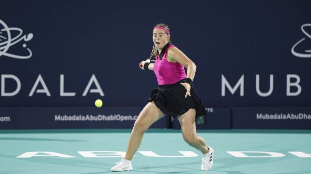 Ostapenko Collins WTA Abu Dhabi