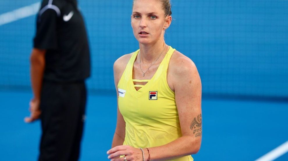 pliskova kalinina wta dubái