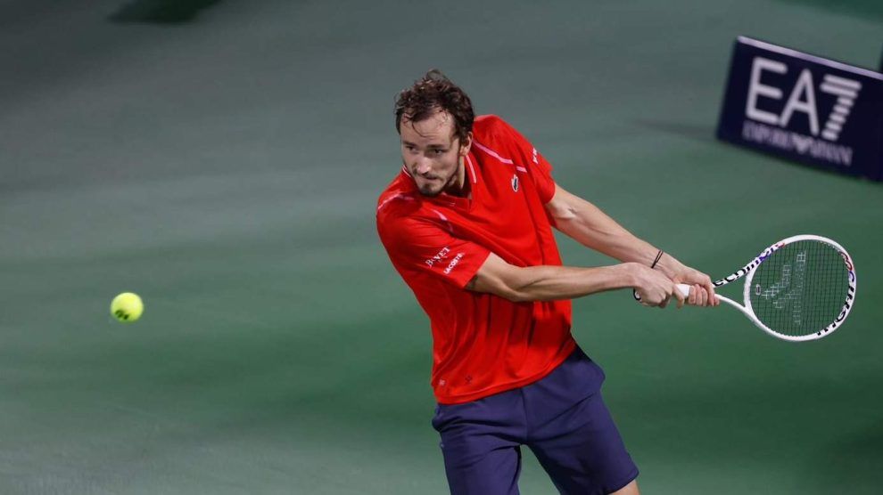 televisión horario atp indian wells medvedev zverev