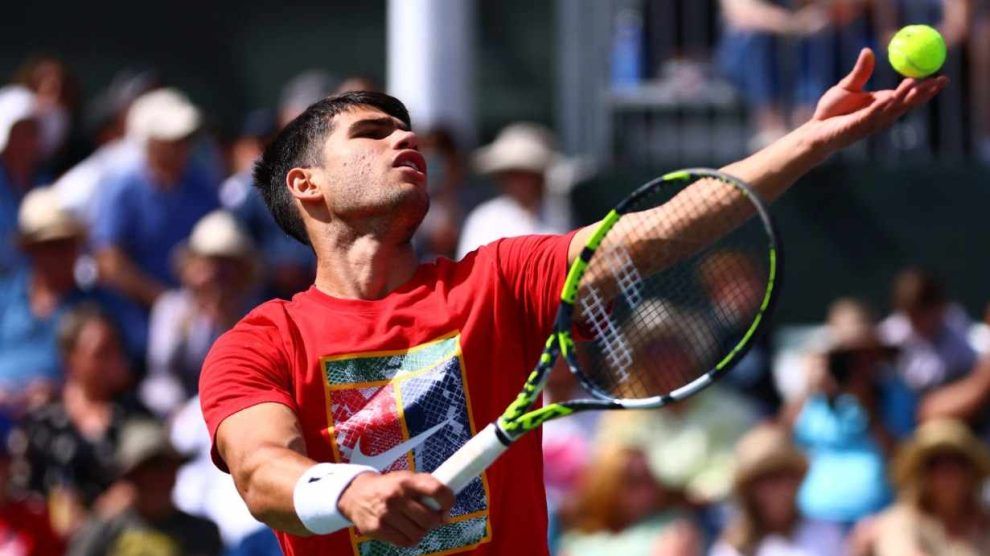 televisión horario atp indian wells alcaraz aliassime