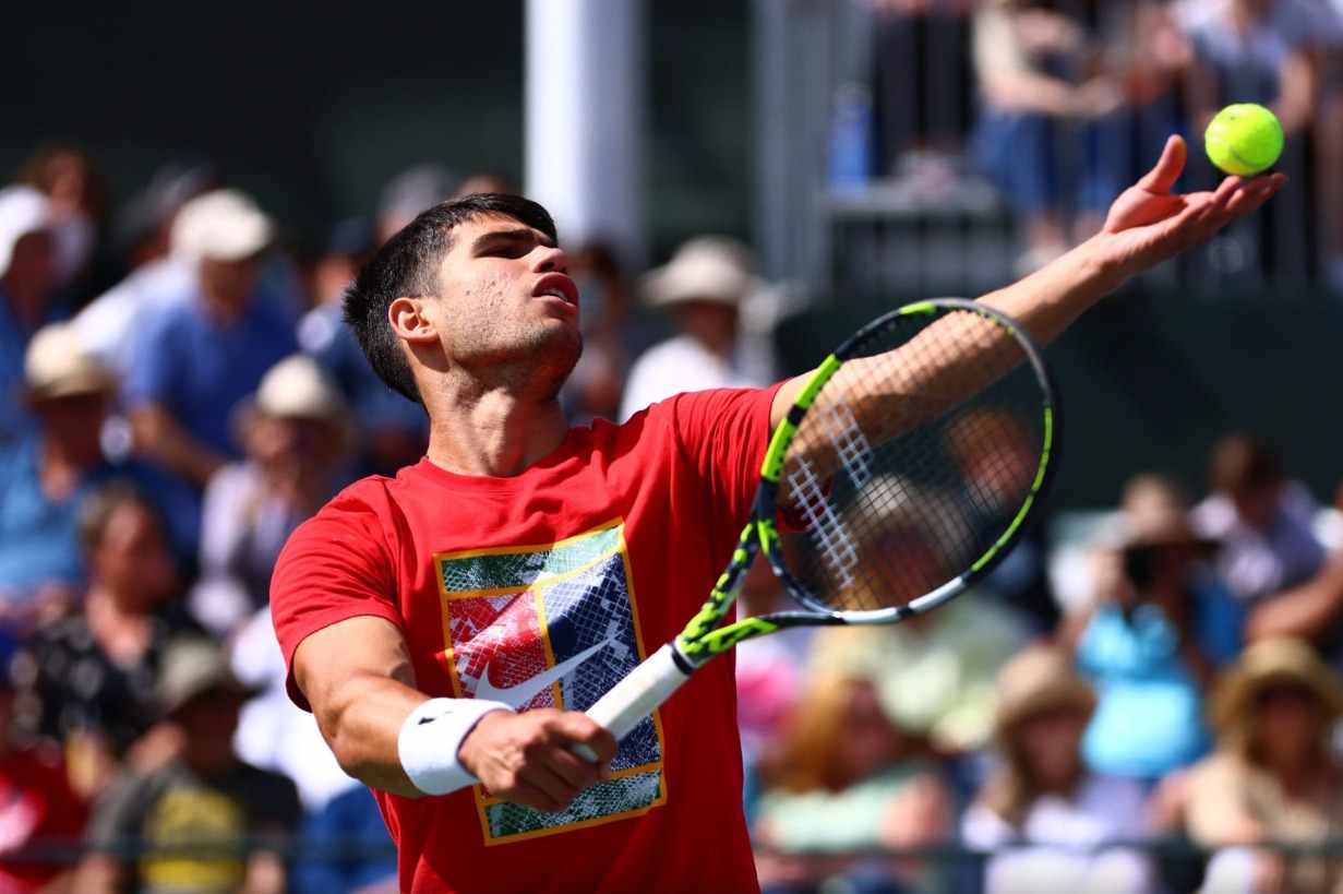 televisión horario atp indian wells alcaraz aliassime