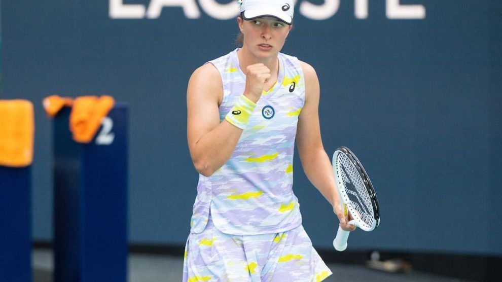 Swiatek baja Miami Open lesión