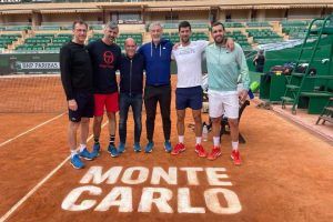 djokovic entrena en Montecarlo
