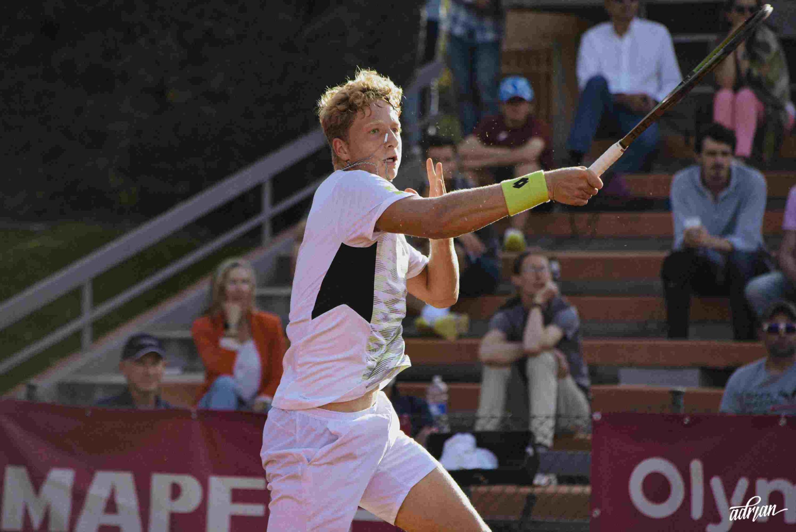 La promesa Martín Landaluce avanza en el Challenger de Madrid