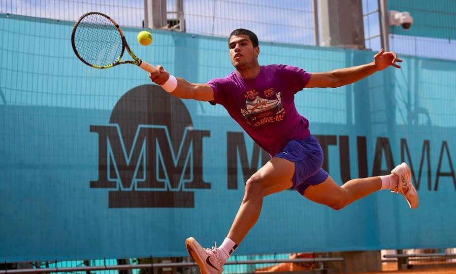 televisión horario mutua madrid open alcaraz ruusuvuori