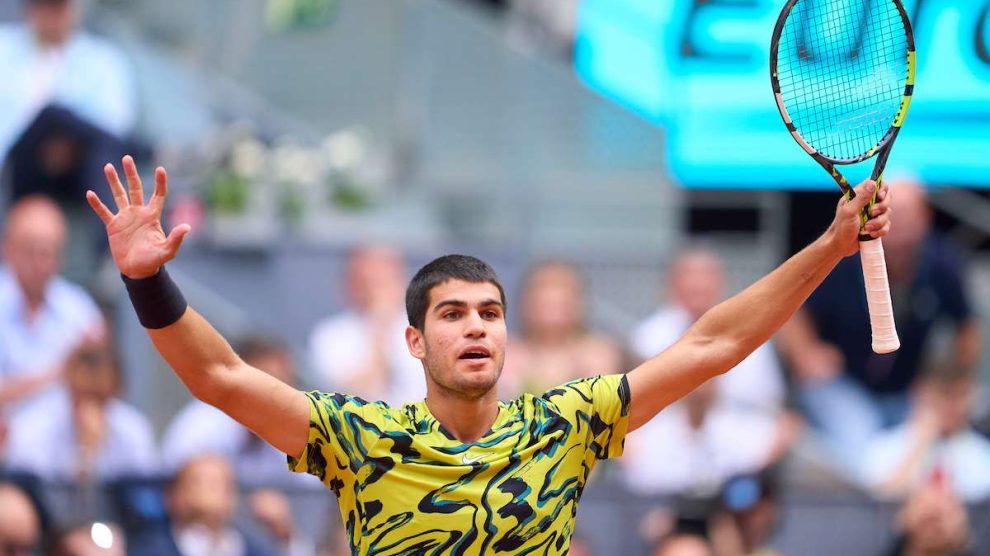 Alcaraz Dimitrov ATP Madrid