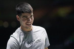 Alcaraz recupera sensaciones entrenamiento