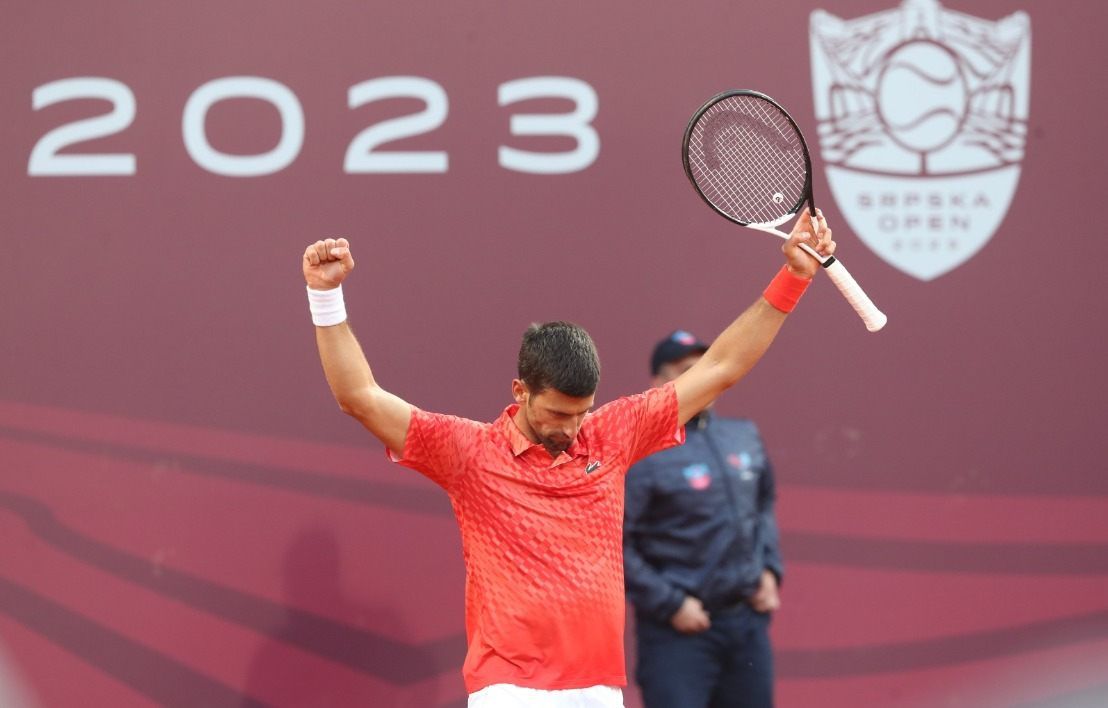 Djokovic se prueba con Sinner en las pistas de Roma