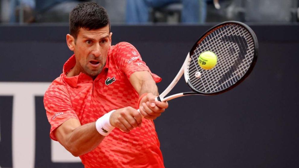 televisión horario atp roma djokovic rune