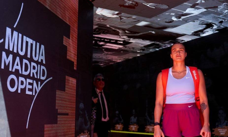 sabalenka persona diferente calmada