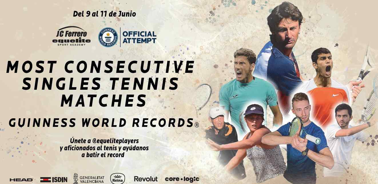 La academia Juan Carlos Ferrero buscará un Récord Guinness que tiene Wimbledon