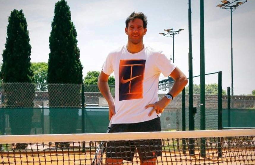 del potro volver pista tenis alegría
