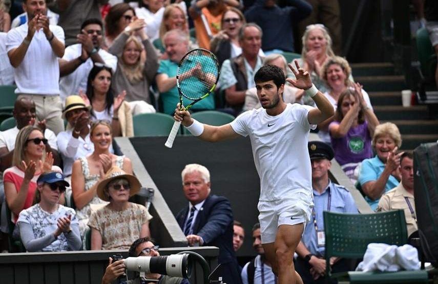 televisión horario wimbledon alcaraz medvedev
