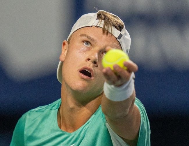 Rune entrenamiento jugar US Open