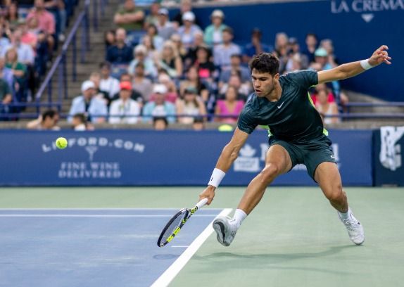 televisión horario us open alcaraz harris