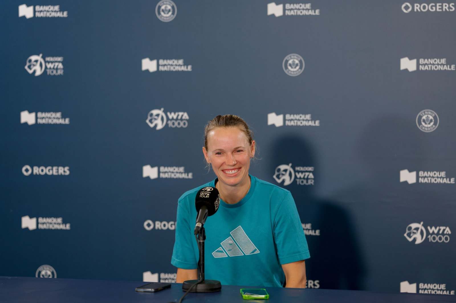 Wozniacki trabajado duro mantenerme forma