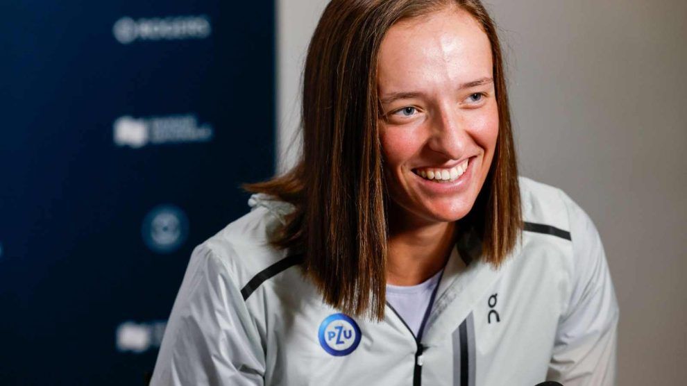 swiatek problemas apoyar físico