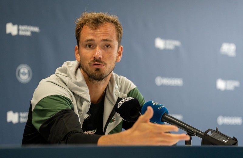 Medvedev: “Tengo la sensación general de que las pelotas son más lentas en el circuito”