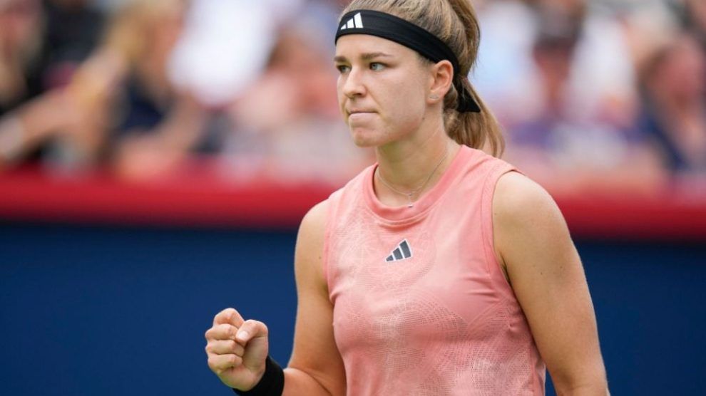 Muchova Sakkari WTA Cincinnati