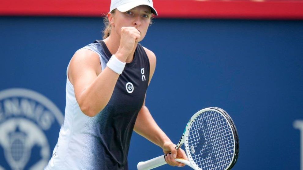 Swiatek Hontama WTA Tokio