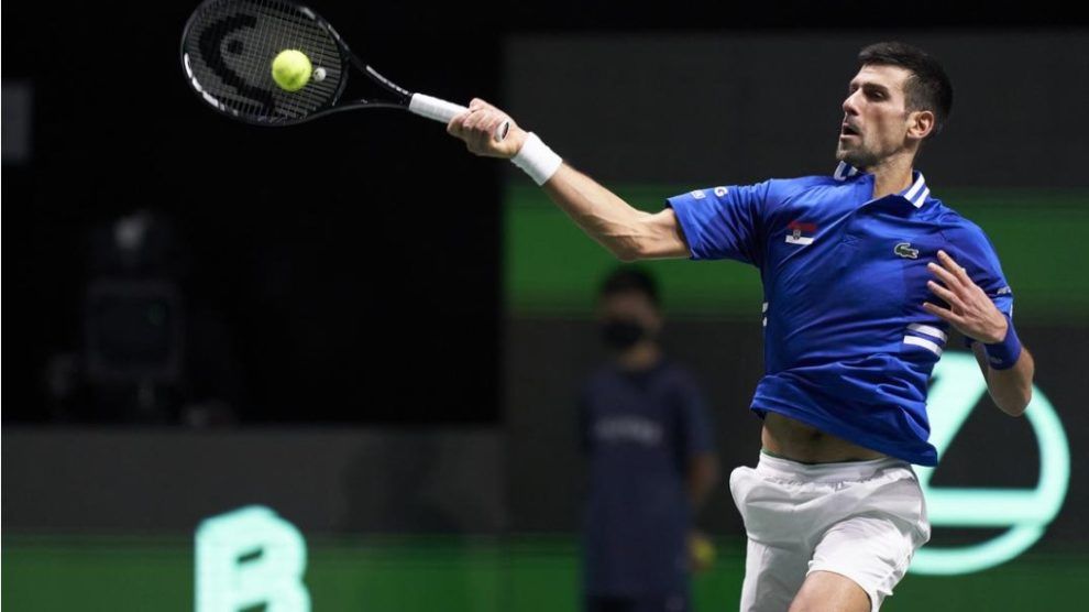 televisión horario us open gojo djokovic