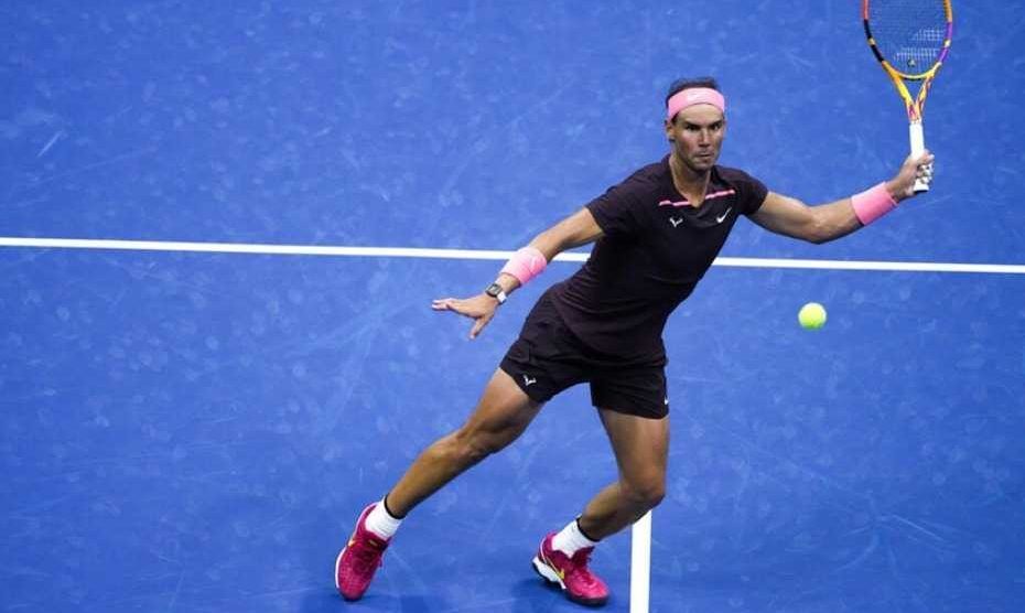 nadal entrenando más con molestias