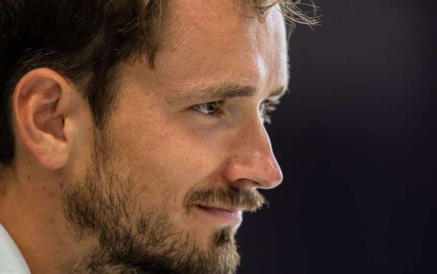 medvedev espero mostrar buen tenis
