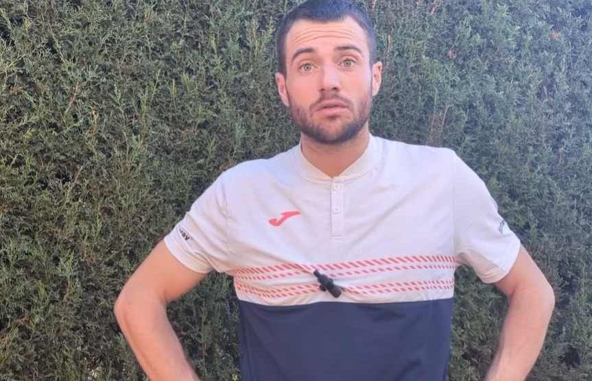 Pedro Martínez jugando cuadro final Open Australia