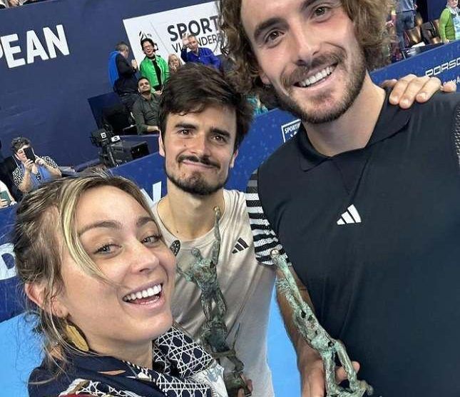 tsitsipas badosa entrenadora dobles