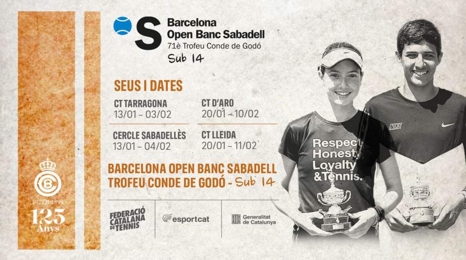 El Barcelona Open Banc Sabadell presenta el circuito Sub 14 2024