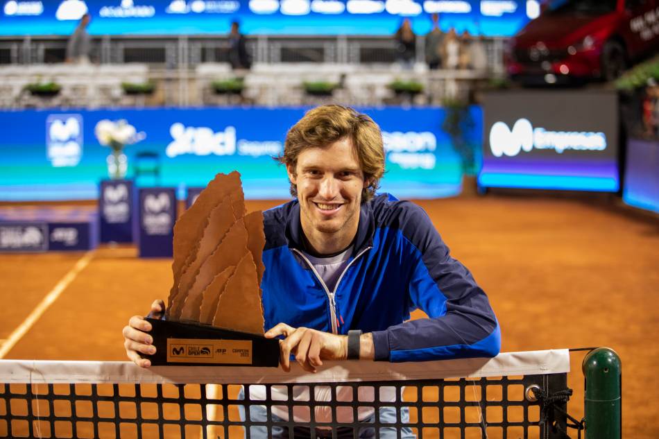 Los tenistas chilenos campeones ATP en 2023