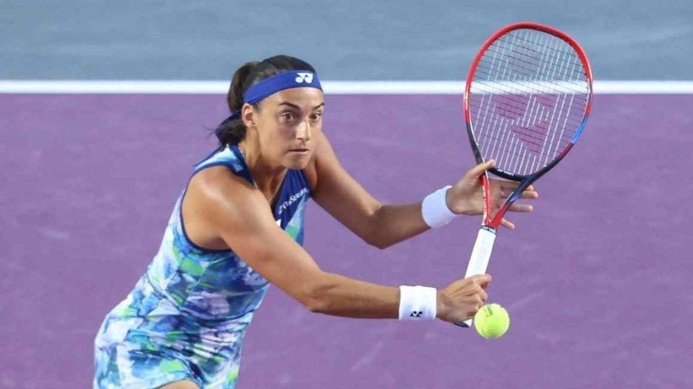 Caroline Garcia durante un partido. | Foto: GDL Open AKRON presentado por Santander
