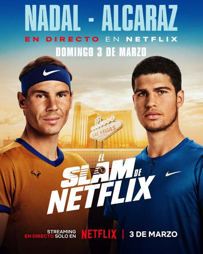 nadal alcaraz enfrentarán exhibicion las vegas
