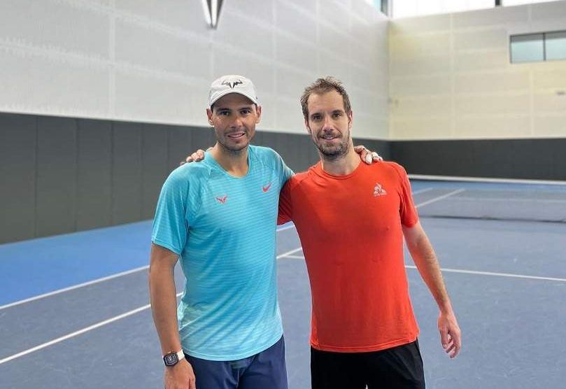 Nadal entrena Gasquet Mallorca
