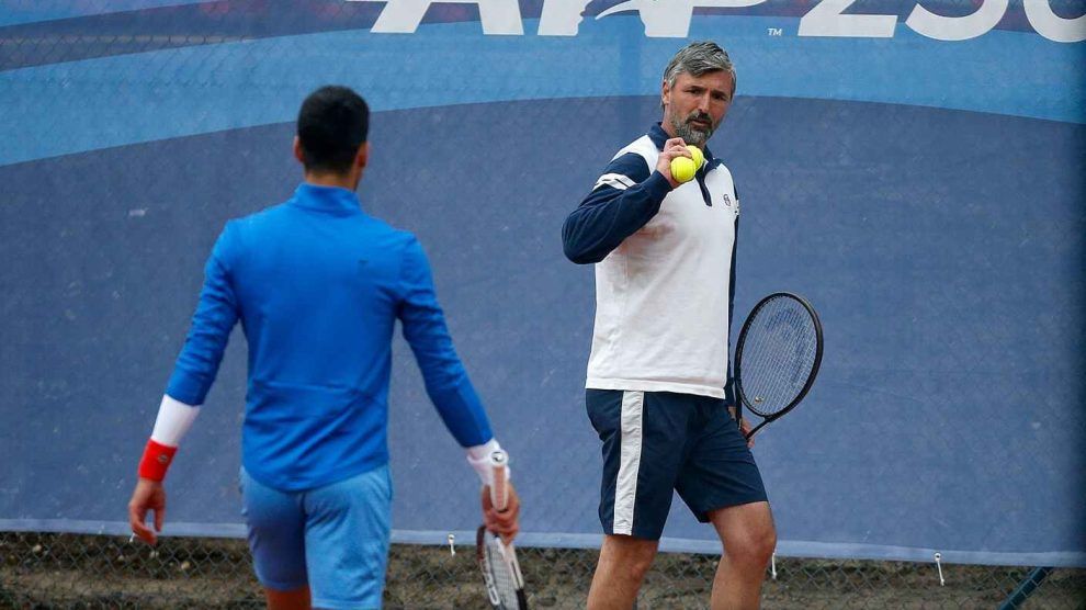 ivanisevic no preocupado muñeca djokovic