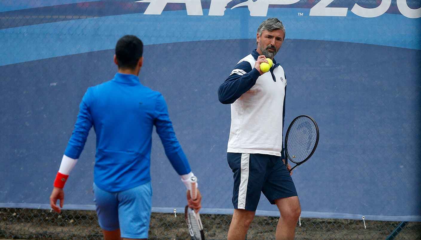 Ivanisevic: “No estoy preocupado por la muñeca de Djokovic, todo irá bien”