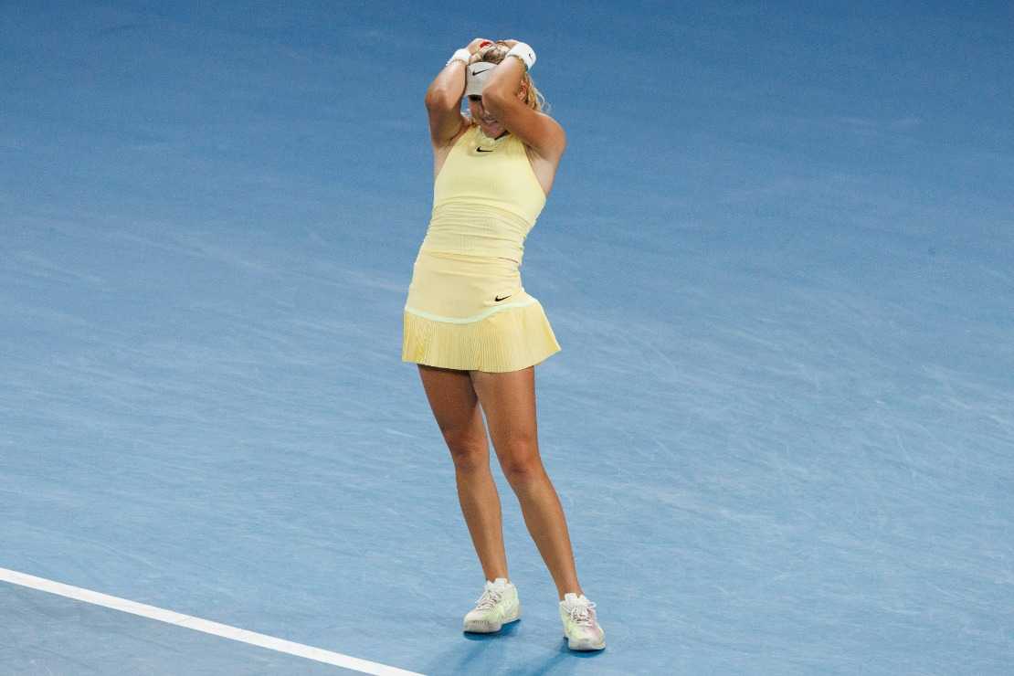 Andreeva: “No esperaba jugar así de bien en el primer set”