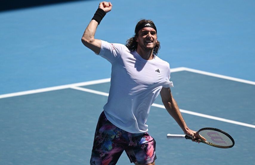 Tsitsipas Bergs Australian Open