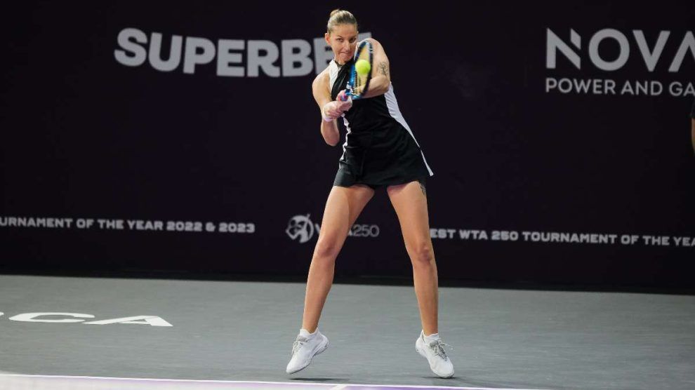 pliskova kalinskaya wta doha