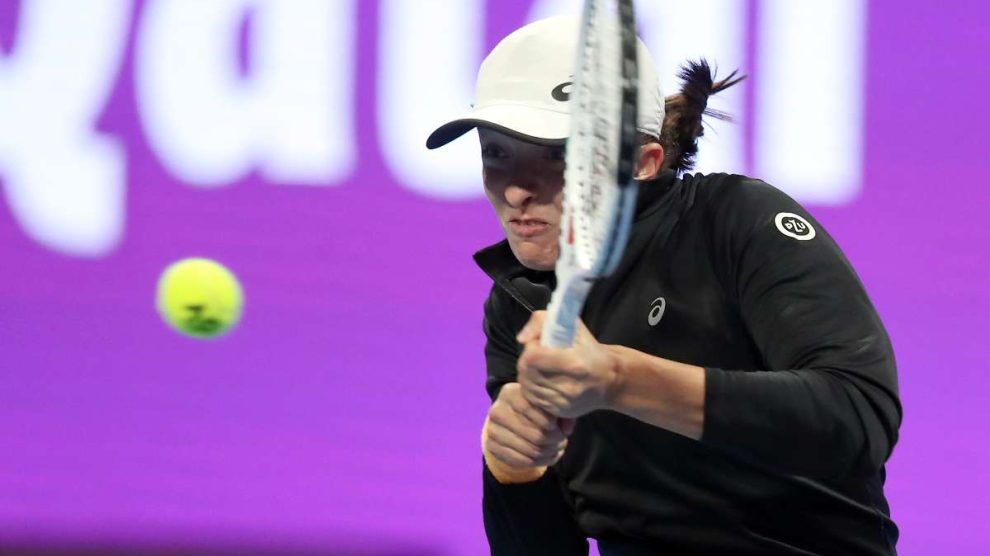 swiatek pliskova wta doha