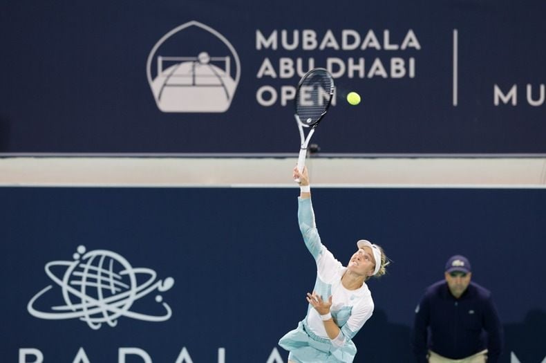 samsonova krejcikova wta abu dhabi