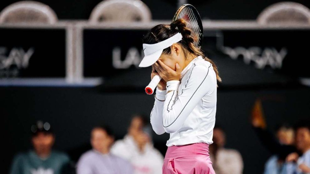 Raducanu Kalinina WTA Doha