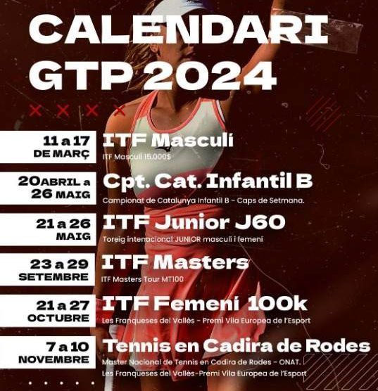 Club Tennis Els Gorchs calendario torneos 2024