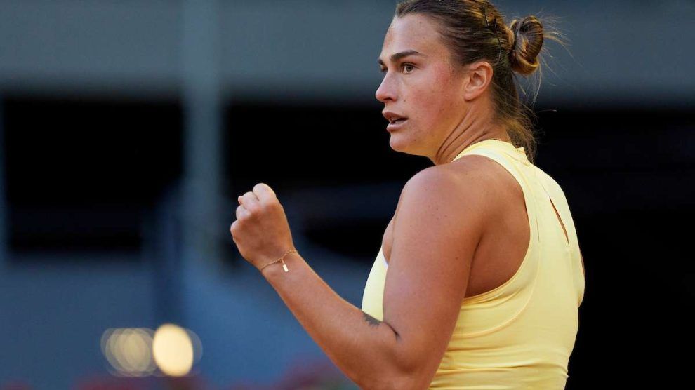 sabalenka mongtomery wta madrid