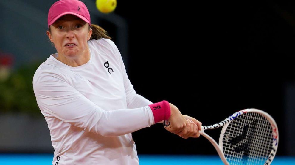swiatek cirstea wta madrid