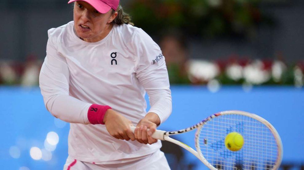 swiatek sorribes wta madrid